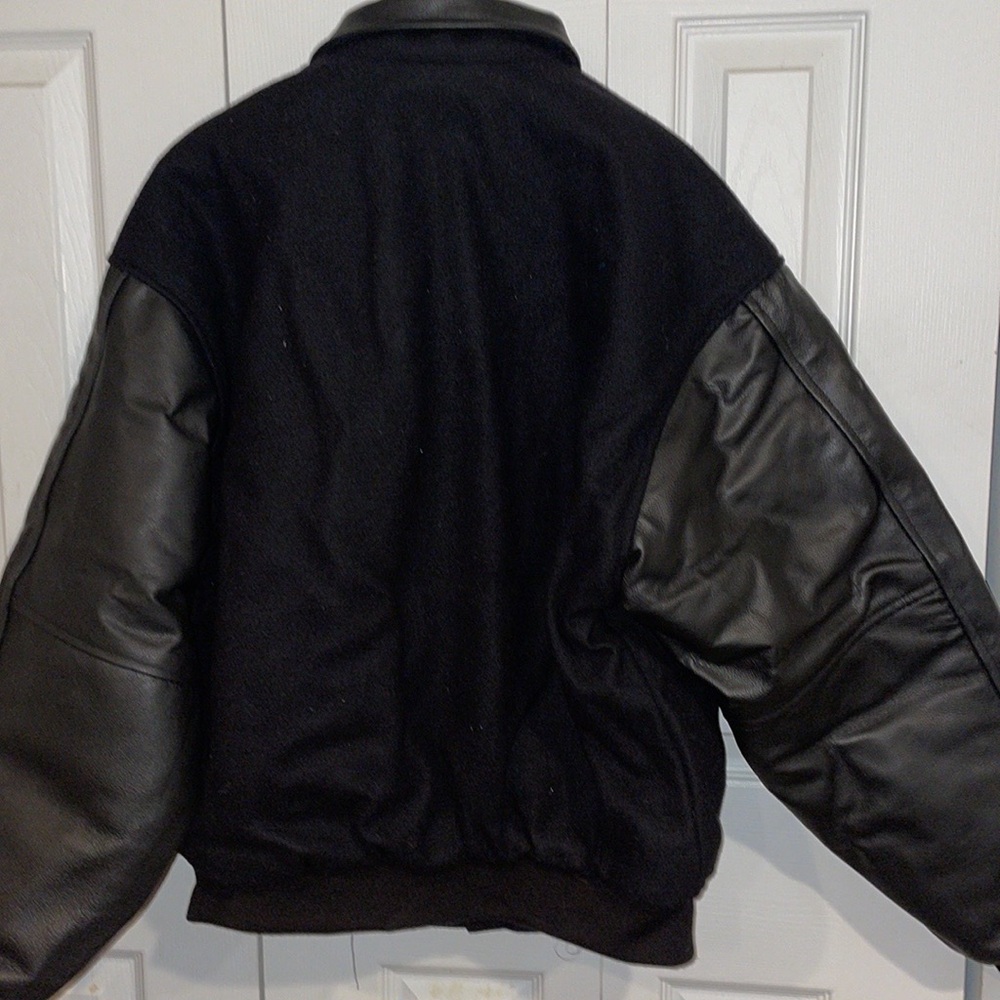 Wool Leather Jacket - Picture 8 of 11